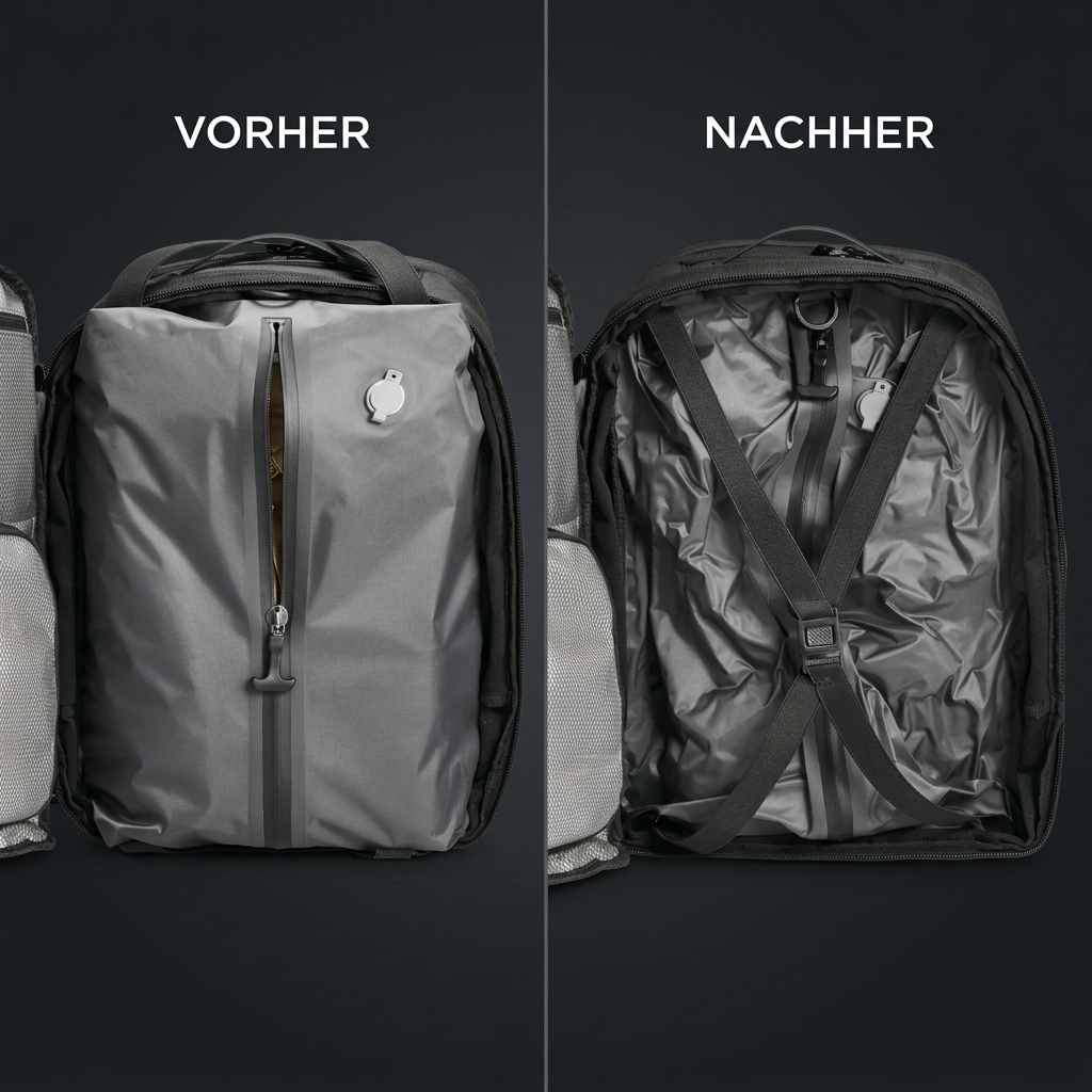 Kofferlos - Vakuum Rucksack